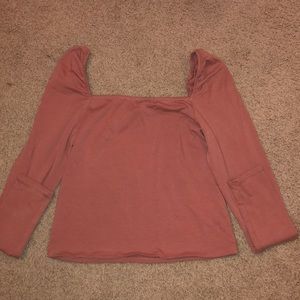 Mauve long-steve shirt